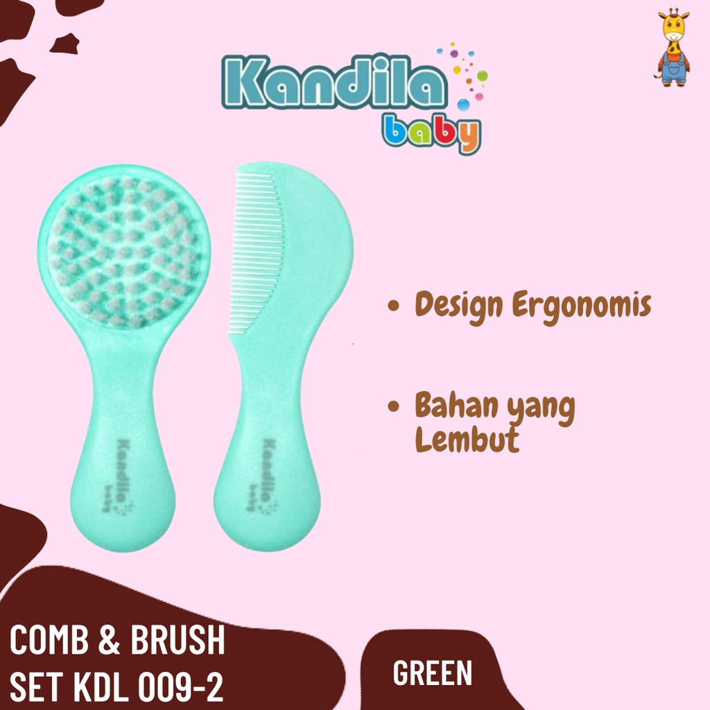 Kandila 009-2 Comb&amp;Brush Set