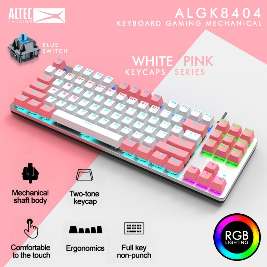 Keyboard Gaming Mechanical ALTEC LANSING ALGK-8404 DQ Wired RGB
