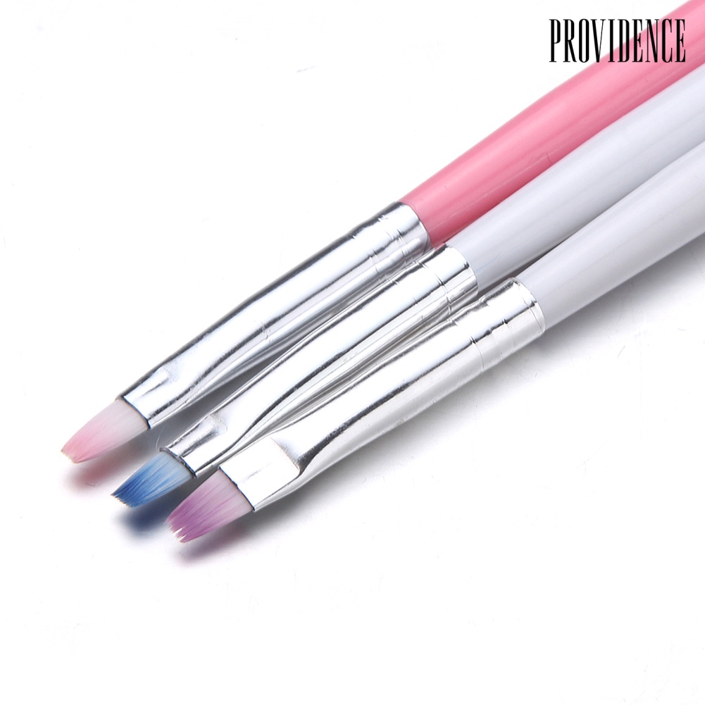 Providence Flat Head Polish Painting Drawing Nail Art Brush Pen DIY Manicure Beauty Tool