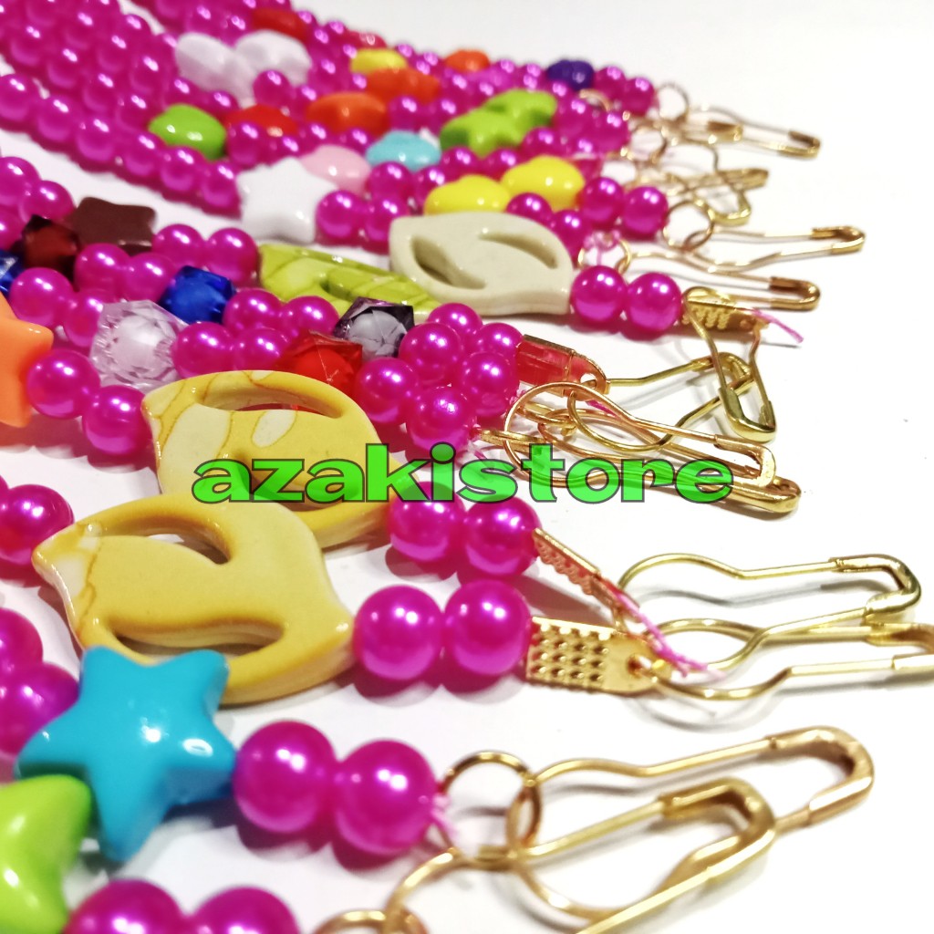 Kalung masker kekinian / strap sambungan masker cantik / cantelan masker mutiara