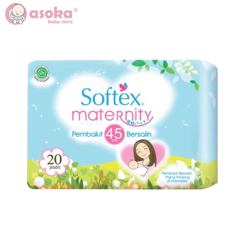 Softex Maternity Pembalut Bersalin 45 Cm isi 10 &amp; 20 Pads