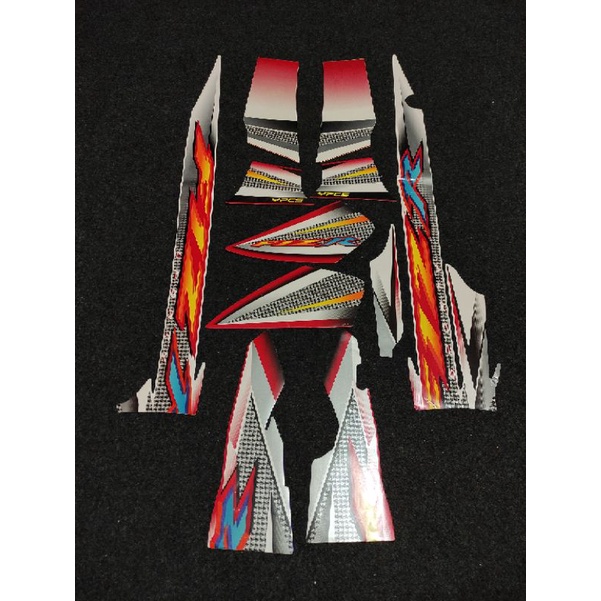 striping sticker f1zr fizr 2004 merah striping f1zr fizr 2004 merah putih