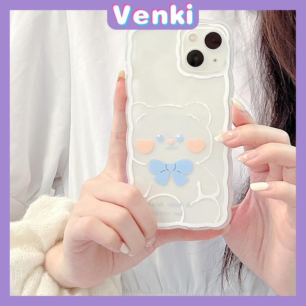 iPhone Case Silicone Soft Case Clear Case Airbag Shockproof Camera Cover Protection Cartoon Cute Bear Compatible For iPhone 11 iPhone 13 Pro Max iPhone 12 Pro Max iPhone 7 Plus