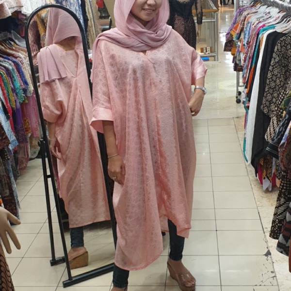 Unik kaftan viscose polos - Putih Limited