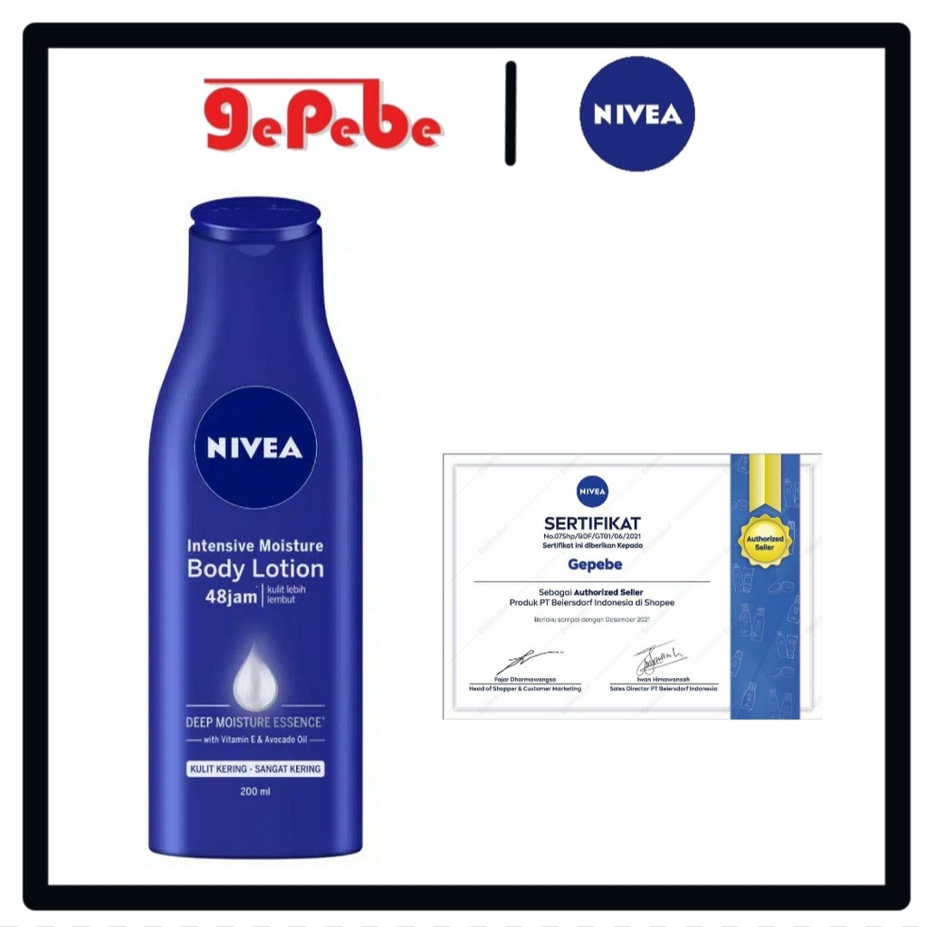 NIVEA Body Lotion Intensive Moisture 200ml