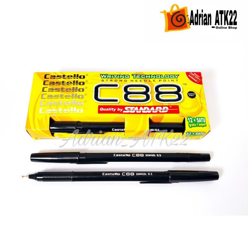 

PULPEN CASTELLO C88//QUALITY BY STANDAR//SEMIGEL 0.5/ ISI (12+1)