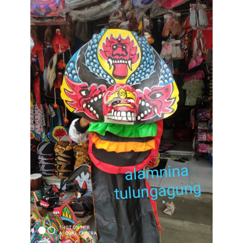 barongan spon anak anak dengan kemul