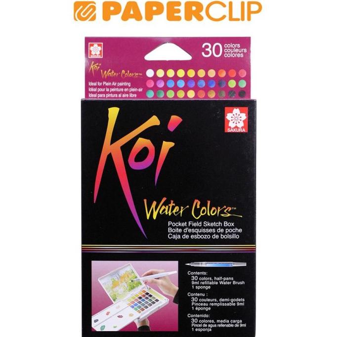 

WATER COLOR SET XNCW30N KOI SAKURA 30 COLOR ---READY---