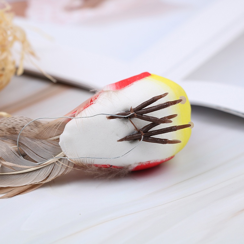 1pc Ornamen Dekorasi Taman Rumah Sarang Burung Artificial