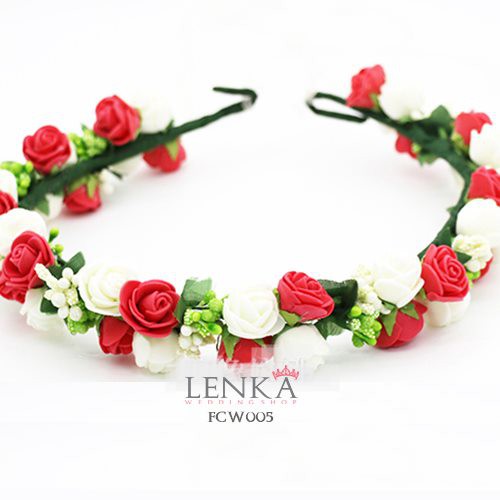 [STOK TERBATAS] AKSESORIS PESTA FLOWER CROWN BRIDESMAID WEDDING FCW005