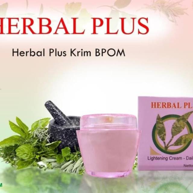 CREAM HERBAL PLUS ORIGINAL BPOM ecer