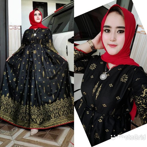 Batik Couple Keluarga Sania Ruffle Ori Ndoro Jowi Dnt Motif Sakura Merah Terbaru & Termurah Shopee