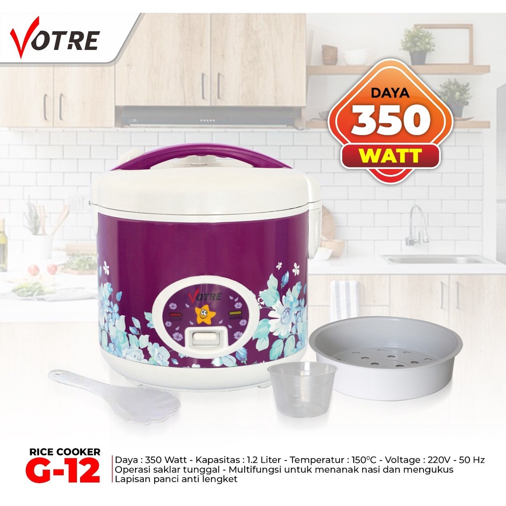 Magic Com / Rice Cooker / Penanak nasi  Votre G10 / G12 1.2Liter