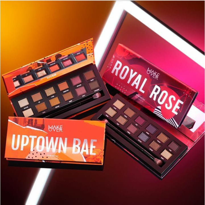 Make Over Powerstay Eye Palette | Eyeshadow Uptown Bae | Royal Rose