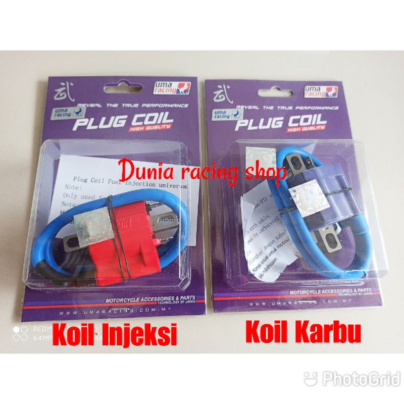 Koil Uma racing Coil Uma racing motor Karburator Motor Injeksi Universal Original Uma racing