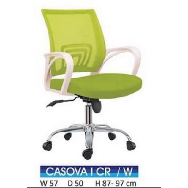 KURSI KANTOR INDACHI CASOVA SERIES-CASOVA I/W-CR