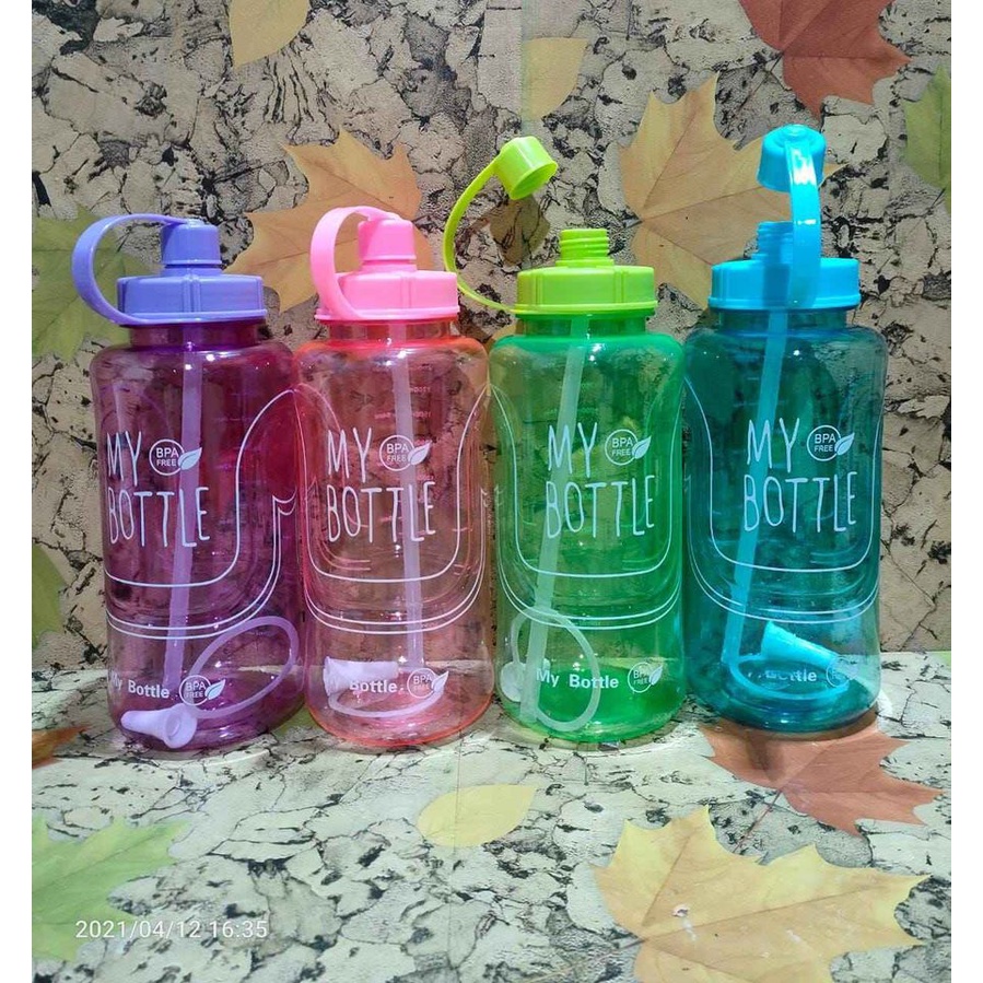 BOTOL MINUM PREMIUM MY BOTTLE 2 LITER WITH SEDOTAN