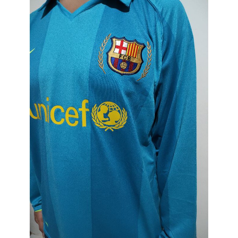 jersey retro barcelona 2007 away longsleeve