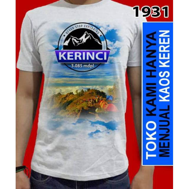 Kaos pendaki gunung kerinci