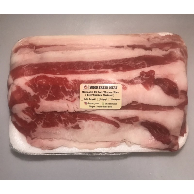 

US Beef Slice Shortplate 500gr