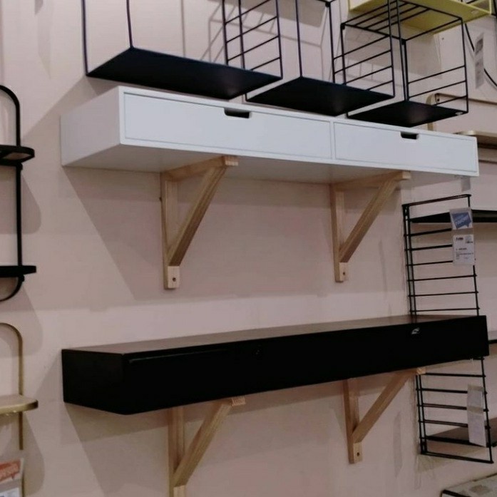 rak dinding chicago rak hiasan meja belajar laci dinding