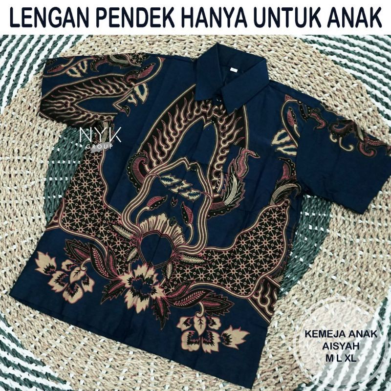 KEMEJA ANAK / KEMEJA BATIK ANAK / BATIK ANAK / COUPLE BATIK ANAK / KEMEJA ANAK SERIES