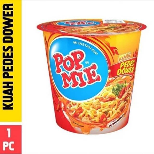 

Pop Mie Kuah Pedas Dower Ayam Pedas 75gr