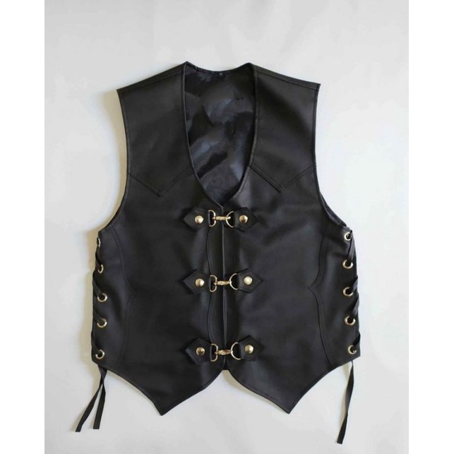 Jaket Rompi kulit asli bikers