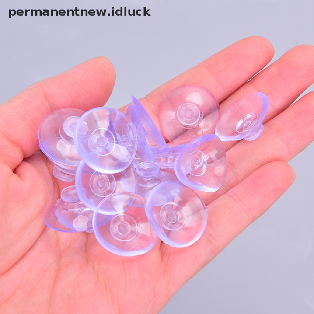 20 Pcs / Lot Cangkir Vakum Suction Cup Bentuk Kepala Jamur Ukuran 20mm Untuk Kamar Mandi