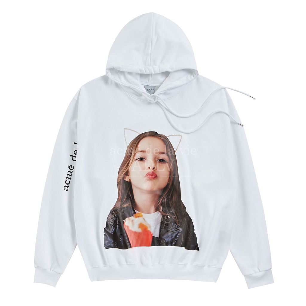 Acme De La Vie ADLV Baby Face Hoodie White Kiss 100% Original