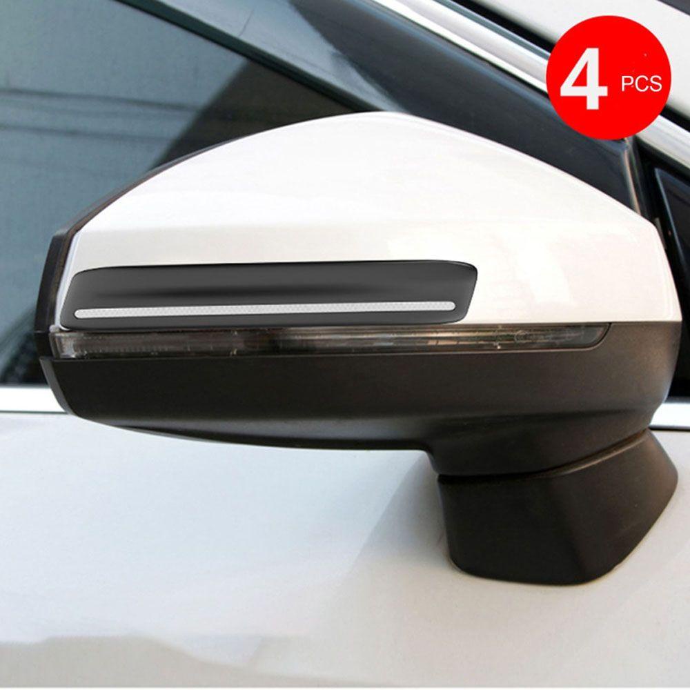 Lanfy Stiker Perlindungan Strip Anti-Tabrakan Mobil 4 Pcs Auto Door Auto Body Auto Sticker Auto Exterior Pelindung Sticker Mobil Bumper Lecet Plat Bar