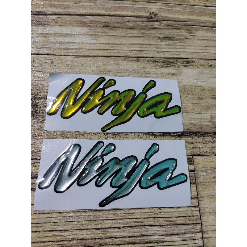 STICKER EMBLEM NINJA TIMBUL