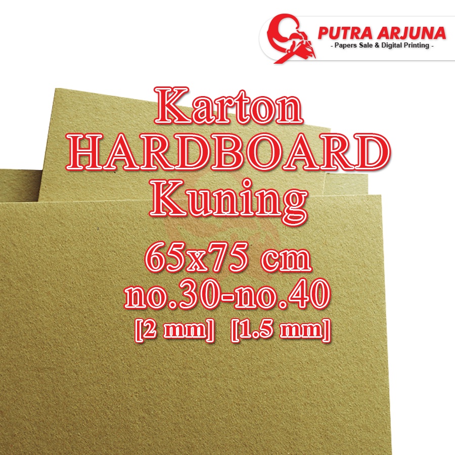 Jual HARD BOARD KUNING, no. 30, 40 65x75cm PLANO Shopee Indonesia