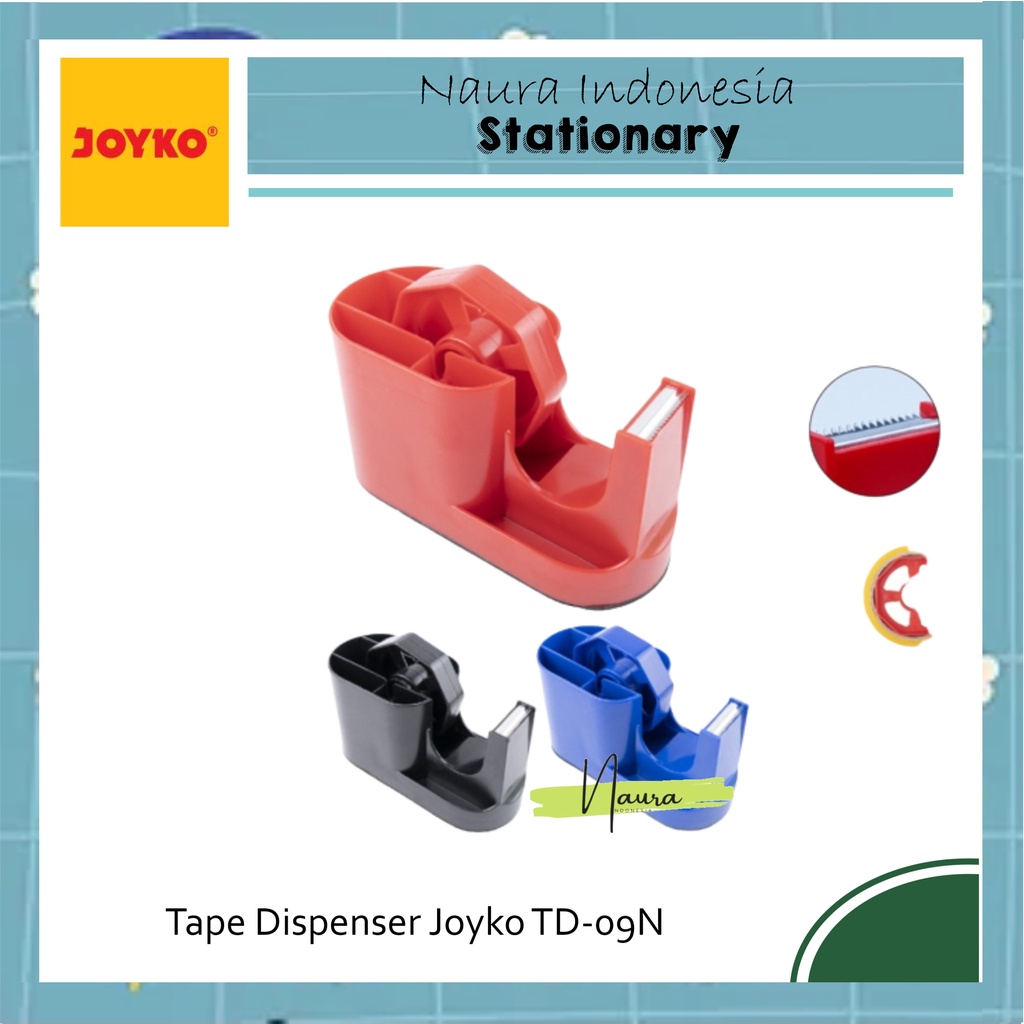 

Tape Dispenser Joyko TD-09N | Tape Cutter Dispenser Pemotong Pita Joyko TD-09N