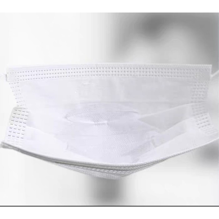 Masker 3 ply putih White Orlee Medis Earloop Kemenkes 50 pcs