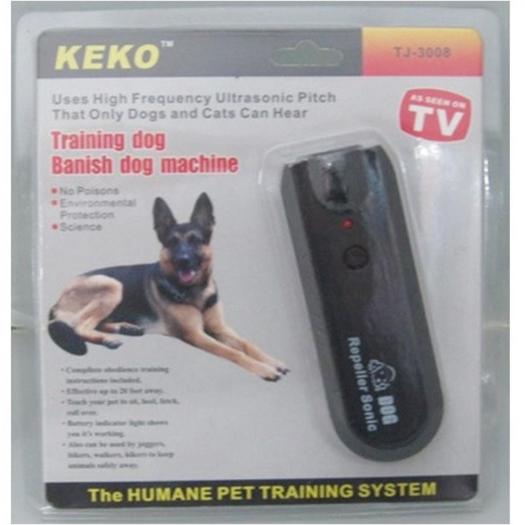 TG-DH ILOPETS Ultrasonic Dog Repeller Training + 2 Flashlights - TJ-3008