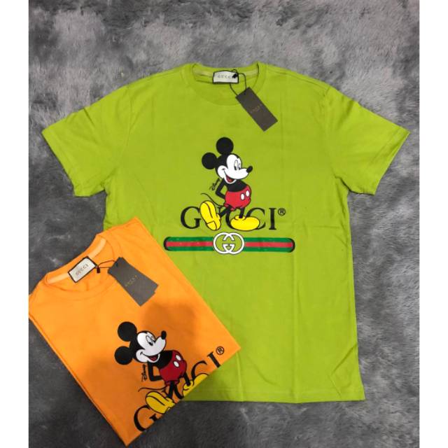  Kaos  GUCCI  x Disney 1 1 like authentic Shopee Indonesia