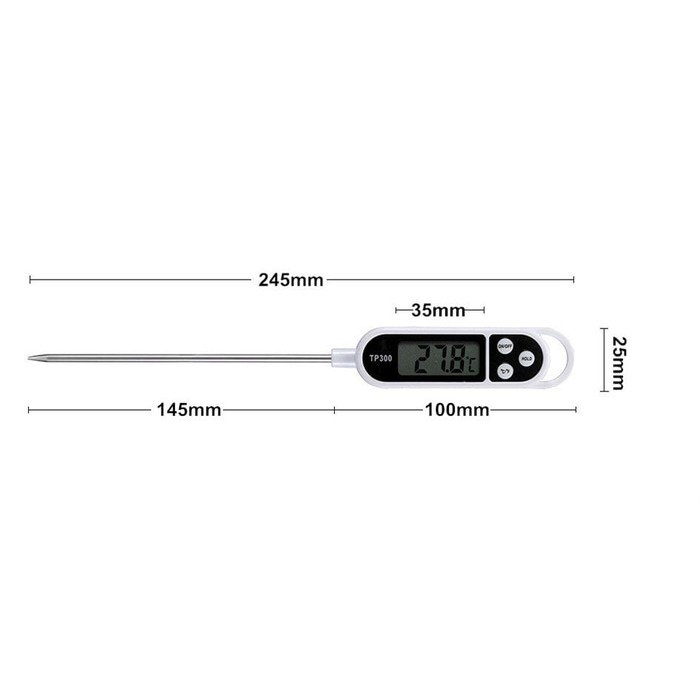 Digital BBQ Food Cooking Thermometer Susu TP-300 Termometer Digital LCD TP300