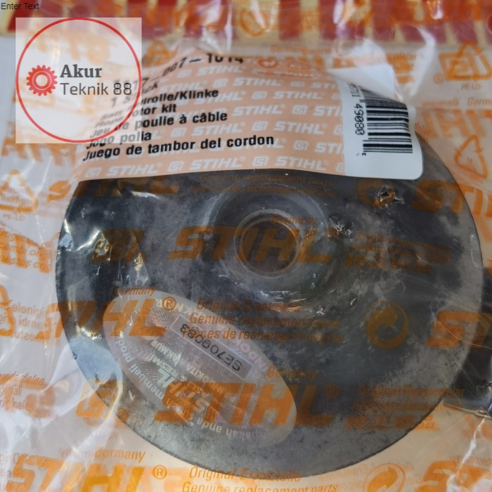 rope rotor kit pully yoyo starter selahan STIHL 038 381 070 STIHL ASLI ORIGINAL