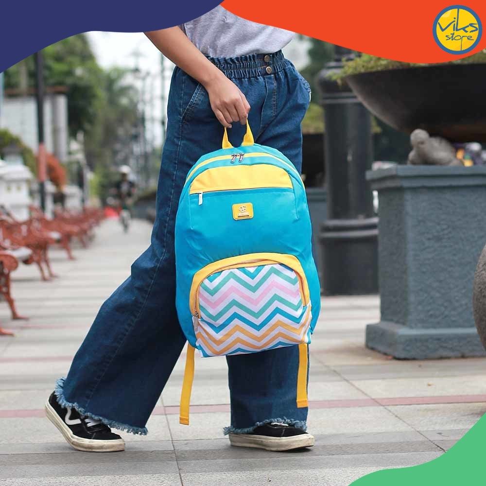 Tas Wanita Herbie Tas Ransel Cewek Tas Backpack Wanita Sekolah Kuliah Free Raincoat Jas Hujan