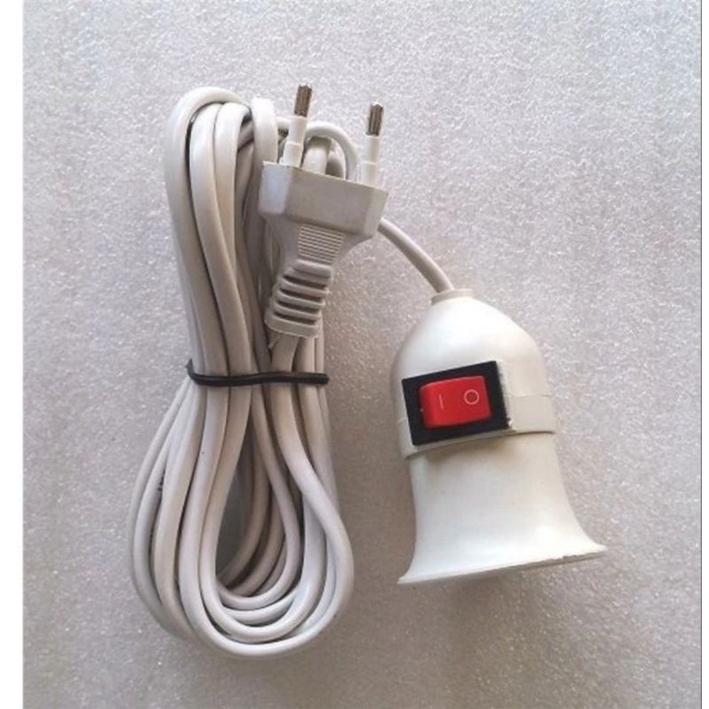 Fitting Lampu Gantung Saklar Kabel 3 Meter 10 Meter NEWPALLAS SHENGWEI