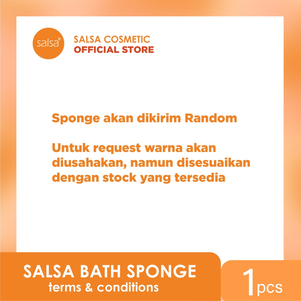 𝐑𝐀𝐃𝐘𝐒𝐀 - SALSA Sponge 30gr - Spons Mandi