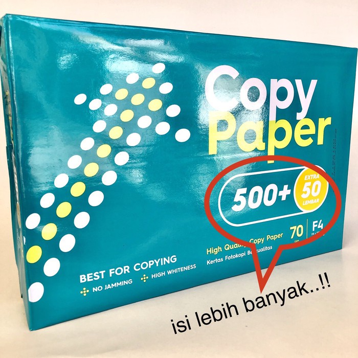 Jual Kertas Hvs F4 70gr Copy Paper Terbaik Shopee Indonesia