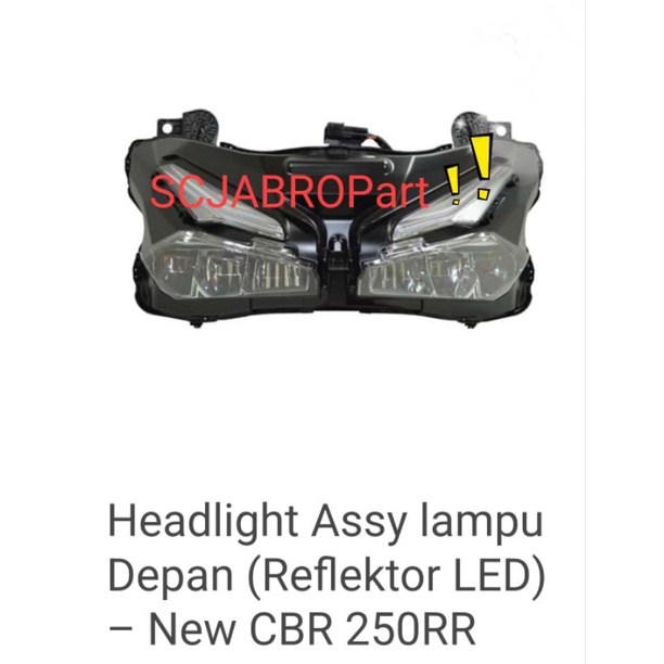 HEADLIGHT ASSY HONDA CBR 250RR..33100 K64 N01..ORI AHM