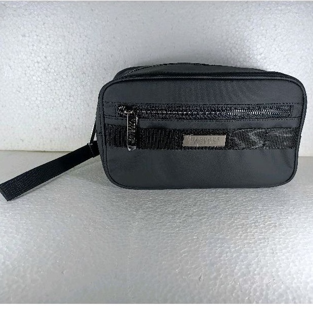 ORIGINAL POUCH VSC MAN BLACK / DOMPET JINJING MAN VSC HITAM LABEL LOGO