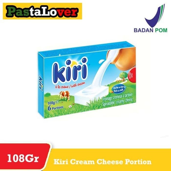 

Kiri Cream Cheese Fat & Portion 100 Gr