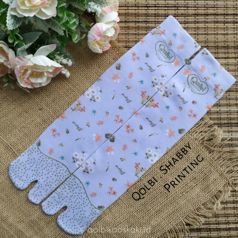 Paket kaos kaki Qolbi printing