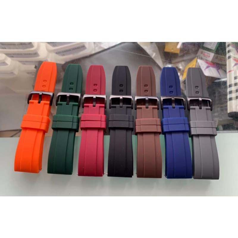 Strap Tali Jam Tangan Melengkung Size 24MM quik realesee