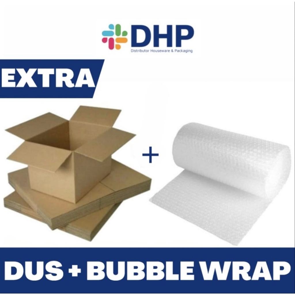 TAMBAHAN EKSTRA PACKING AMAN DUS + BUBBLE WRAP