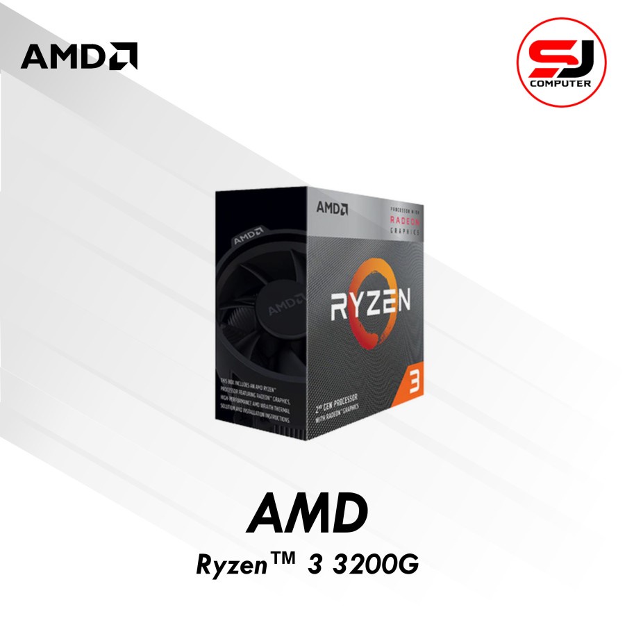 AMD Ryzen 3 3200G 4-Core 3.6GHz Radeon Vega 8 Graphics (Socket AM4)